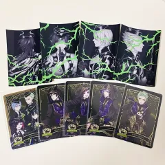 ディズニー ツイスター ディアソムニア マレウス・リリア・シルバー・セベク メタルカード Countdownステッカー