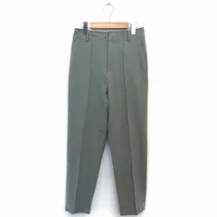 アパートバイローリーズ apart by lowrys テーパード パンツ センタープレス 総柄 厚手 S グリーン 緑 /HT21