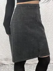 ポロラルフローレン ウールモダンカジュアル ミニスカート デニムスカート 32インチ C08588