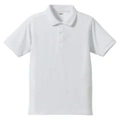 ユナイテッドアスレ UnitedAthle 5.3オンスドライ CVC ポロシャツ 半袖 トップス  505001 1 ホワイト