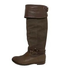 DIANA(ダイアナ) ロングブーツ 23 レディース - ダークブラウン レザー