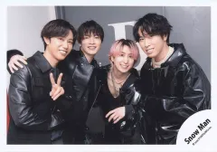 【中古】生写真(STARTO) Snow Man/深澤辰哉・阿部亮平・宮舘涼太・佐久間大介/横型・上半身/「Snow Man Dome Tour 2024 RAYS」グッズオフショット/公式生写真