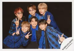 【中古】生写真(STARTO) KAMIGATA BOYZ/大倉忠義・神山智洋・藤井流星・長尾謙杜・大橋和也・正門良規/横型・上半身/KAMIGATA BOYZ シングル「世界を明るく照らしましょう」ティザーオフショット/公式生写真