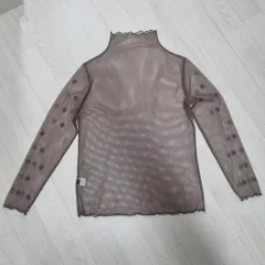 ブラウン シースルー インナーTシャツ