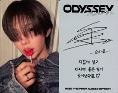 【中古】コレクションカード(男性) RIIZE/ショウタロウ(SHOTARO)/裏面印刷サイン・メッセージ入り/CD「ODYSSEY」(PHOTOBOOK Ver.)封入フォトカード