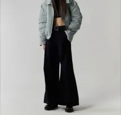 THE ILMA ワイド ノンウォッシュデニム Sサイズ