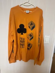 YESEYESEE イェスアイシー オレンジ 長袖 Tシャツ L