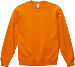 ユナイテッドアスレ UnitedAthle 10.0オンス クルーネックスウェット パイル/アダルト  XXL  504401 64 オレンジ