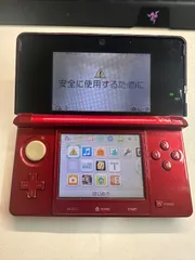 ②Nintendo 3DS レッド 中古品