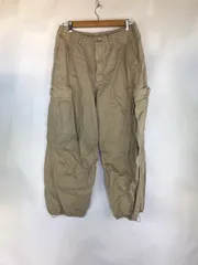 GU カーゴパンツ メンズ L ベージュ 4122202601160003