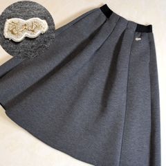 ヴィヴィアンタム　膝丈スカート　ドラゴン　　サイズ　38 COMING SOON】Dragon lace print net スカート｜VIVIENNE TAM