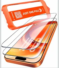 ★TORRAS For iPhone 17 Pro ガラスフィルム 【航空宇宙ガラス&米軍MIL規格】周り浮き防止 9H+硬度 輝度向上 全面保護 10倍強化 極細ベゼル対応 3Dラウンドエッジ 超簡単貼り付け GlassGo Ultra