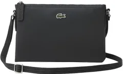 ラコステ LACOSTE ワンポイントクロコクロスオーバーバッグ メンズ 男性 ショルダーバック カバン コンパクト ミニマル スタイリッシュ ポケット 小物収納 ストラップ 調節可能  NF1887PM 000 BLACK