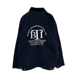 VAN JACKET IVY BROTHERSでかロゴネイビーブルゾンゆったり - メルカリ