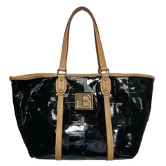 BALLY(バリー) トートバッグ - 黒×ライトブラウン レザー
