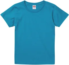 ユナイテッドアスレ UnitedAthle 5.6オンスTシャツ ガールズ   500103C 538 ターコイズブルー