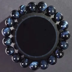 【1粒】天然石　ビーズ　直径14mmブルータイガーアイ・イーグルアイビーズ ブルータイガービーズ タイガーアイビーズ DIYアクセサリーパーツハンドメイドブレスレット素材