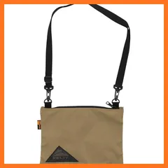 【新品】 KELTY(ケルティ) ショルダーバッグ VINTAGE FLAT POUCH S BLACKLABEL 759380224 男女兼用 タン 1