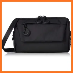 【新品】 [イーエルエー] カジュアル ショルダーバッグ 斜めがけ 旅行 アウトドア 軽量 耐水 防水 メンズ レディース ELA-AZ023 ブラック 1