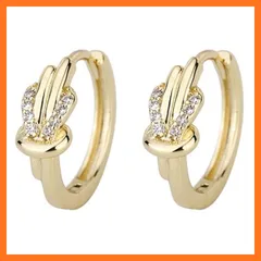 【新品】 レディース かわいい 小さい 最高級ジルコニア付 パール付き フープピアス 軽量化 ワンタッチ 金属アレルギー対応 (A)