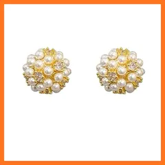 【新品】 HAPVITAL ピアス レディース 人気 シルバー925金属アレルギー対応ジルコニアアクセサリー揺れるキラキラ人気ー対応可愛 ピアスいキラキラ ファッション 安心の金属 (シンプル・パール)