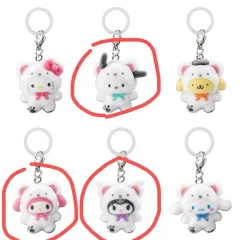 バンダイ サンリオ ふわふわ めじるし ガチャ ポチャッコ マイメロディ クロミ