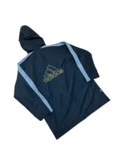 アディダス レトロ ブラック フリース ウィンドブレーカー レイン ジャケット