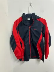 ナイキ キッズ ウィンドブレーカー ブラック/レッド 130