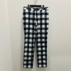 【40%OFF】TOMMY HILFIGER Tommy Filfiger トミーヒルフィガー ゴルフ メンズ THMA988 パンツ チェック柄 撥水性 吸水速乾性 伸縮性 紫外線遮蔽性 防風性 ゴルフウェア ホワイト Mサイズ 定価18,150円