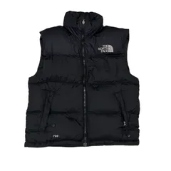  THE NORTH FACE ベスト ダウンベスト ヌプシダウンベスト 700フィル ブラック フード付き　【Z1736】