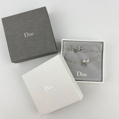3164-3 保存箱付き極美品✨ Dior ブレスレット シルバー CD ロゴ