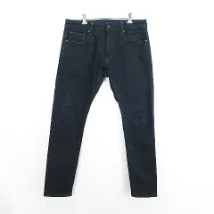ジースターロウ G-Star RAW 3301 デニム ジーンズ ボトムス スリム ストレート ボタンフライ ストレッチ 34 インディゴ ※EKM