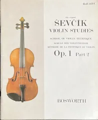 セフチーク ヴァイオリン練習曲 (ヴァイオリンソロ) 輸入楽譜 Op.1 Part 2 Sevcik Violin Studies BOSWORTH/Bosworth 洋書