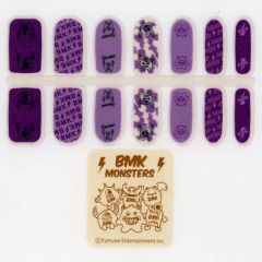[중고] 씰 스티커 BOYS AND MEN 연구생 BMK 몬스터즈 네일 씰(스티커 첨부) 보라색