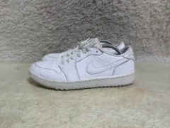 270 NIKE(ナイキ) エアジョーダン 1 ゴルフシューズ 白 中古 靴