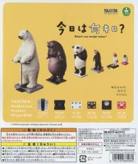 【中古】紙製品 ガチャ台紙 「タニタ×パンダの穴 今日は何キロ?」