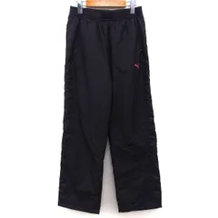 プーマ PUMA 国内正規品 スポーツウェア ジャージ パンツ 中綿 ロング 切替 星柄 ロゴ 刺繍 M ブラック 黒 /HT1