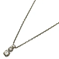 SWAROVSKI(スワロフスキー) ネックレス - シルバー×クリア