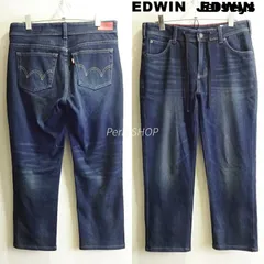 EDWIN　エドウィン　GM507　W80cm / レディース L 相当　ハイストレッチ　濃紺　スリムテーパード　ソフトデニム