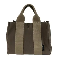 VIOLAd'ORO(ヴィオラドーロ) トートバッグ - ブラウン×ベージュ