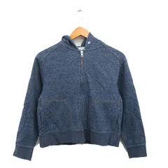 クミキョク 組曲 KUMIKYOKU パーカー フード ジップアップ コットン シンプル 2 ブルー 青 /KT5