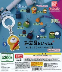 【中古】紙製品 ガチャ台紙 「お文具といっしょ めじるしアクセサリーなのです」