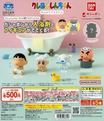 【中古】紙製品 ガチャ台紙 「きゃらゆ～フィギュアコレクション クレヨンしんちゃん のんびりバスタイム」