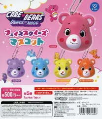 【中古】紙製品 ガチャ台紙 「ケアベア フェイススクイーズマスコット」