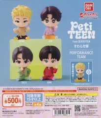 【中古】紙製品 ガチャ台紙 「PetiTEEN from SEVENTEEN すわらせ隊 PERFORMANCE TEAM」