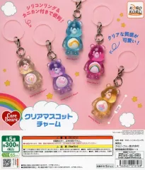 【中古】紙製品 ガチャ台紙 「ケアベア クリアマスコットチャーム」