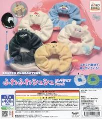 【中古】紙製品 ガチャ台紙 「サンリオキャラクターズ ふわふわシュシュコレクションPart.2」