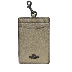 COACH(コーチ) パスケース - ゴールド レザー