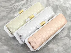 印鑑ケース おしゃれ はんこケース 本革 シャンパンチェック ライトカラー 10.5mm ～ 12mm 全3色 かわいい 印鑑収納 ハンコケース 朱肉付き 印鑑 ケース プレゼントやギフトに！ 銀行印 認印 個人ハンコ 送料無料