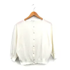 クミキョク 組曲 KUMIKYOKU カーディガン 長袖 コットン 6 アイボリー 白 /KT34